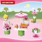 Children's toys assembled lego Lele Brother girl's house 8518