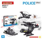 Children's toys lego assembled S.W.A.T Lele Brother Police Squad 8522