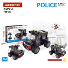 Children's toys lego assembled S.W.A.T Lele Brother Police Squad 8522