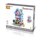 Children's toys assemble lego puzzles Sweet shop Mini street Loz 1606