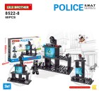 Children's toys lego assembled S.W.A.T Lele Brother Police Squad 8522