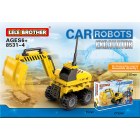 Lego children's toys assemble Lele brother car transforming robot 8531