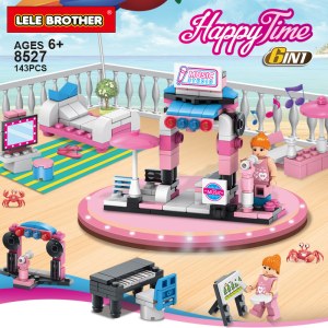 Assembly toy Lele Brother 8527 Happy Time 6in1 baby girl's room model