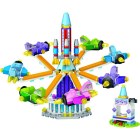 Children's toys with lego Mocmini Loz airplane rotation 1719