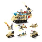 Children's toys lego assembled Army 6in1 Lele Brother 8525