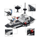 Lego children's toys to assemble puzzles for 6-year-olds Navy 6in1 Lele Brother 8552