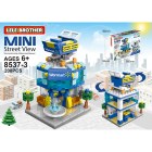 Children's toys assembled lego city mini shop Lele Brother 8537