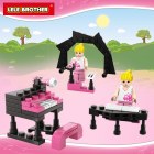 Children's toys assembled lego Lele Brother girl's house 8518