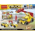 Lego children's toys assembled 8in2 city construction vehicle fleet Lele Brother 8608