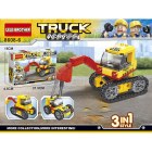 Lego children's toys assembled 8in2 city construction vehicle fleet Lele Brother 8608