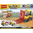 Lego children's toys assembled 8in2 city construction vehicle fleet Lele Brother 8608