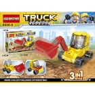 Lego children's toys assembled 8in2 city construction vehicle fleet Lele Brother 8608