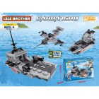 Lego children's toys assemble Lele Brother Aircraft Carrier 8523