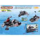 Lego children's toys assemble Lele Brother Aircraft Carrier 8523