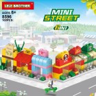 Children's toys assemble small street Mini Street 6in1 Lele Brother 8596