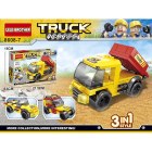 Lego children's toys assembled 8in2 city construction vehicle fleet Lele Brother 8608