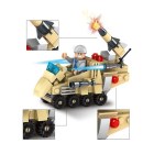 Children's toys lego assembled Army 6in1 Lele Brother 8525