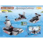 Lego children's toys assemble Lele Brother Aircraft Carrier 8523