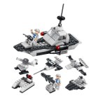 Lego children's toys to assemble puzzles for 6-year-olds Navy 6in1 Lele Brother 8552