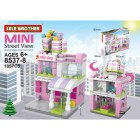 Children's toys assembled lego city mini shop Lele Brother 8537