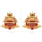 Metal assembly model - Forbidden City Watchtower Piececool P075-RG