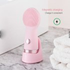 Deerma cleanser vibrating silicone wireless facial cleanser / massage / Beauty three in one