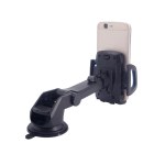 Flexible Universal car long arm gooseneck windshield suction cup mount clip mobile lazy neck phone stand holder clips for iphone