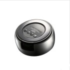 Hot selling super bass music mini portable stainless steel metal round subwoofer wireless X3 bluetooth speaker