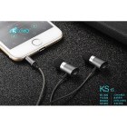 Earphone in-ear subwoofer wire control with microphone earplugs Mutually