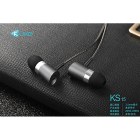 Earphone in-ear subwoofer wire control with microphone earplugs Mutually