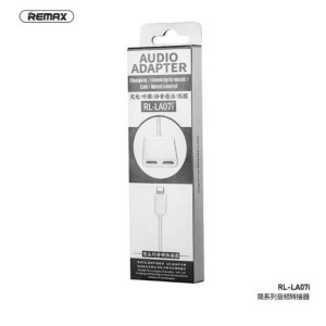 REMAX Jane Series Audio Adapter RL-LA07i (White) Double Apple