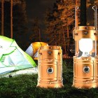 Outdoor Products New Portable Camping Light telescopic Folding Emergency Led Horse Lantern Tent Light solar Camping Light