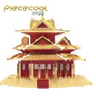 Metal assembly model - Forbidden City Watchtower Piececool P075-RG