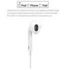 I6s wired earphone in-ear noise reduction round hole earplugs universal music earphones