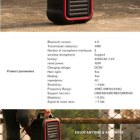 REMAX Outdoor Portable Karaoke Bluetooth Speaker RB-X3