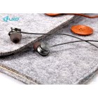 Metal music call headset subwoofer in-ear wire control 3.5mm stereo headset